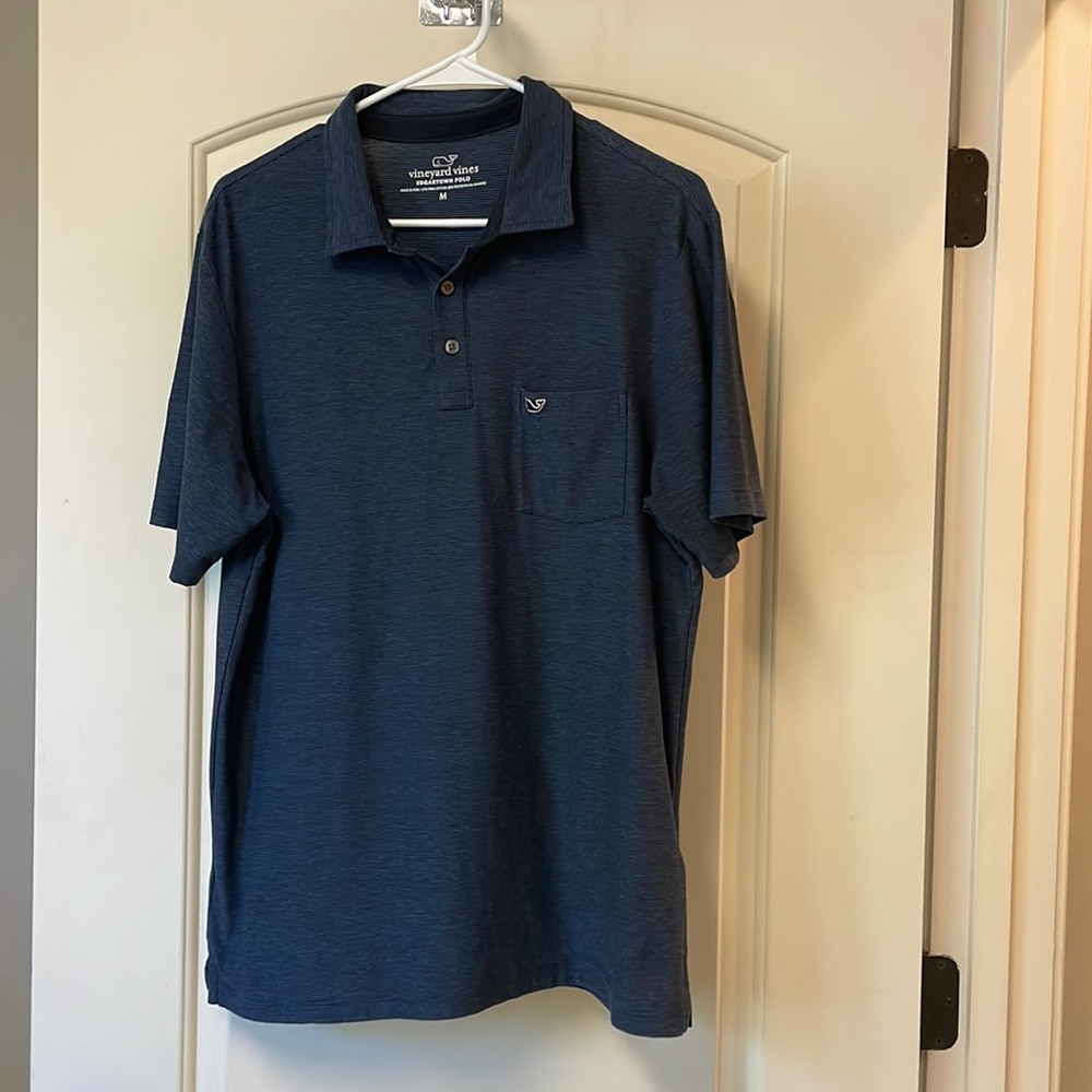 Vineyard Vines Mens Short Sleeve Edgartown Polo Shirt Medium